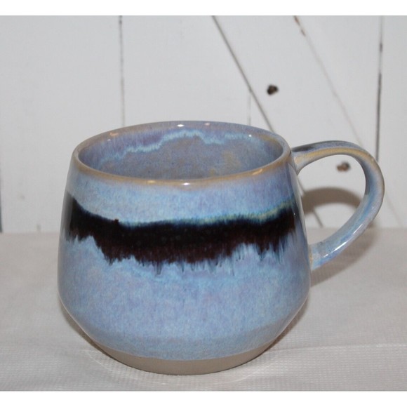 Boston Warehouse Trading Corp MUG Glazed Art Pottery Large 24oz Cup. - Picture 1 of 5